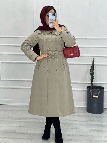 0438- بارونی مزونی آستردار ماهان