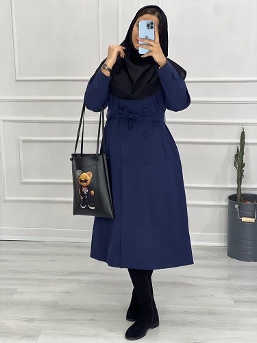 0438- بارونی مزونی آستردار ماهان