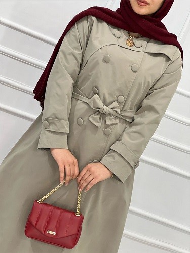 0438- بارونی مزونی آستردار ماهان