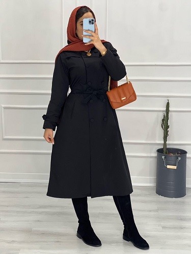 0438- بارونی مزونی آستردار ماهان