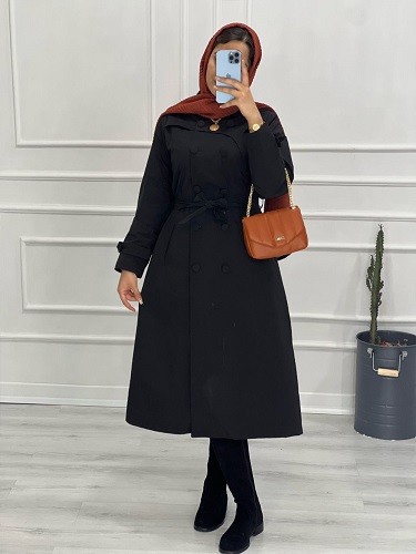 0438- بارونی مزونی آستردار ماهان