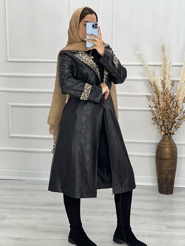 0440- پالتو مزونی چرم شاهان