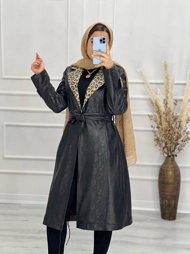 0440- پالتو مزونی چرم شاهان