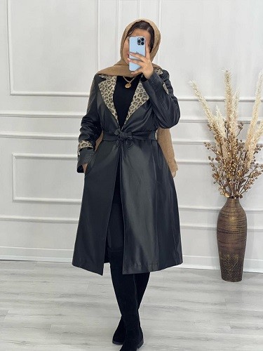 0440- پالتو مزونی چرم شاهان