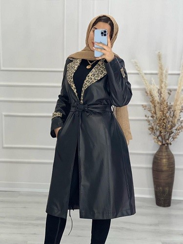 0440- پالتو مزونی چرم شاهان