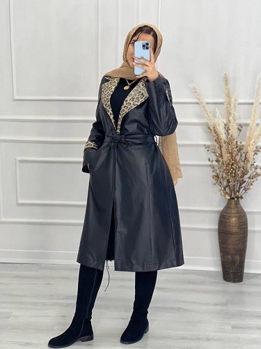 0440- پالتو مزونی چرم شاهان