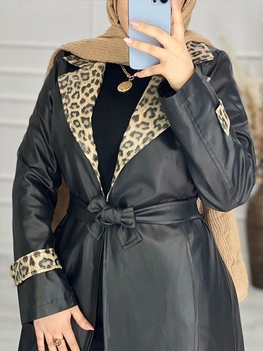 0440- پالتو مزونی چرم شاهان