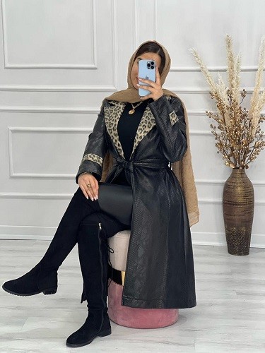 0440- پالتو مزونی چرم شاهان