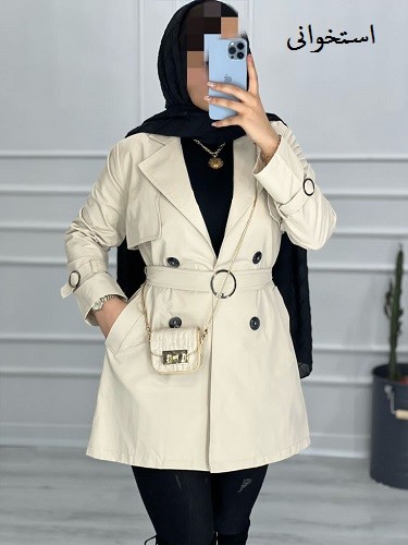 0441- مانتو پاییزه مزونی شیکان