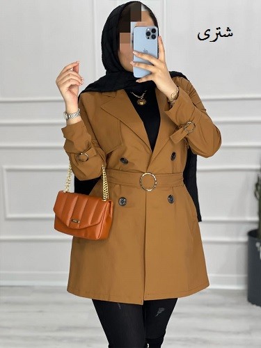 0441- مانتو پاییزه مزونی شیکان