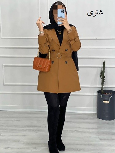 0441- مانتو پاییزه مزونی شیکان