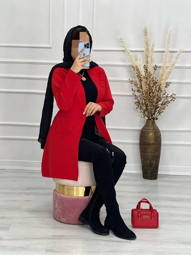 0444-مانتو کتی مزونی شکیبا