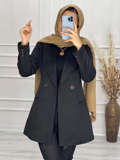 0448-پالتو سوییت کتی مزونی پالیز