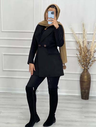 0448-پالتو سوییت کتی مزونی پالیز