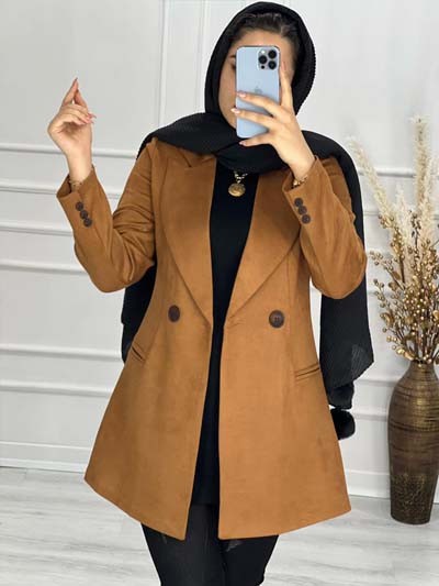 0448-پالتو سوییت کتی مزونی پالیز