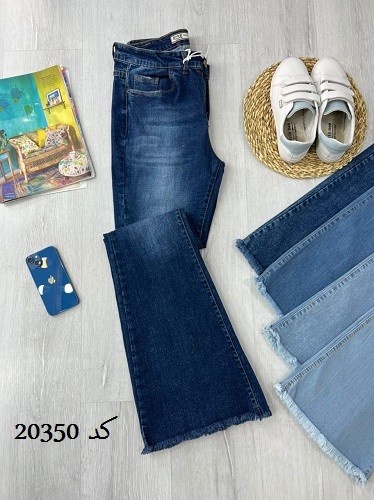 0451- شلوار جین بوت کات دمپا ریش