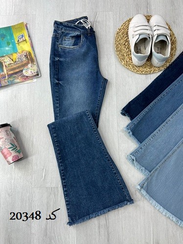 0451- شلوار جین بوت کات دمپا ریش