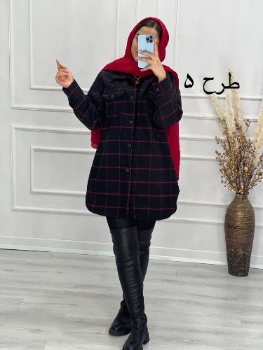 0472-پالتو مزونی ضخیم چهارخونه