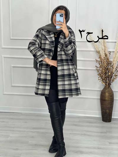 0476-پالتو مزونی ضخیم دیور