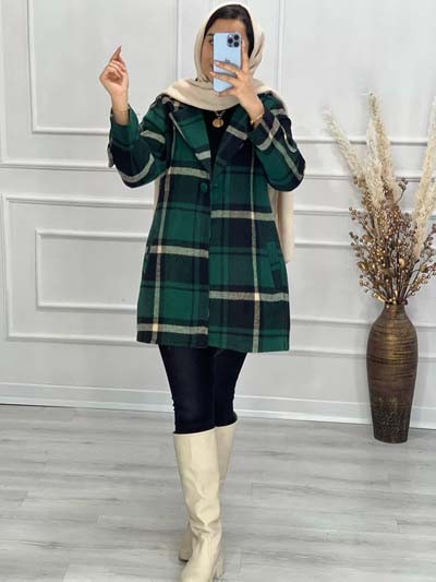 0476-پالتو مزونی ضخیم دیور