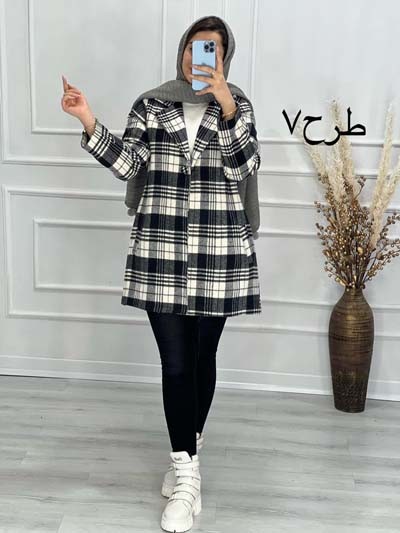 0476-پالتو مزونی ضخیم دیور