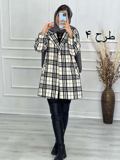 0476-پالتو مزونی ضخیم دیور
