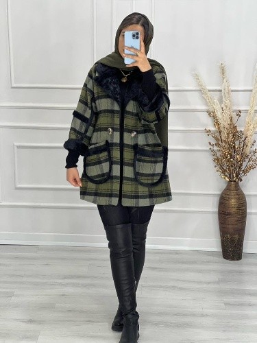 0502- پالتو چهارخونه پیروز