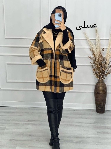 0502- پالتو چهارخونه پیروز