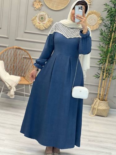 1203- مانتو پیراهنی نگاره