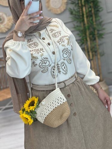 1226- ست سه تیکه ترمه