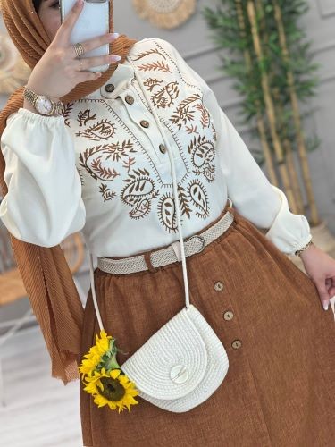 1226- ست سه تیکه ترمه