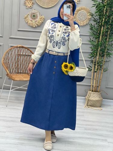 1226- ست سه تیکه ترمه