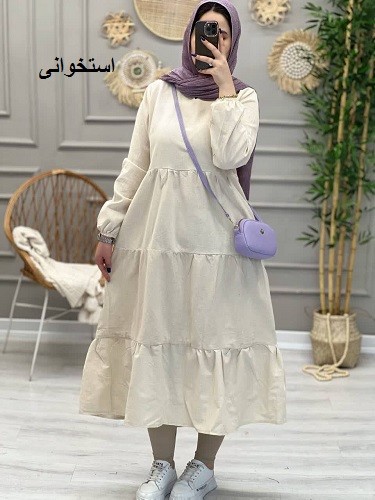 1195- پیراهن بلند آیناز