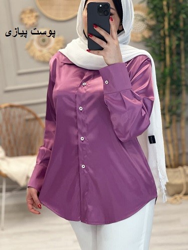 1193-شومیز ساتن