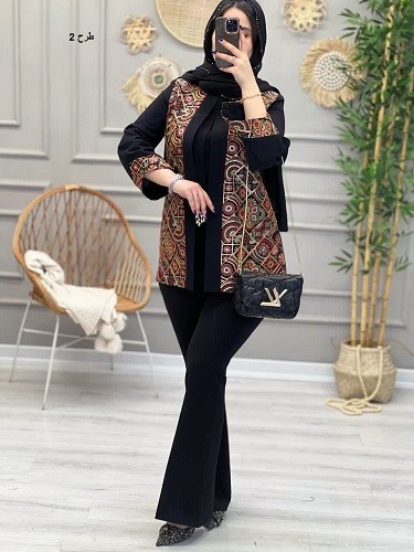 1198-کت سوزن دوزی شایلی