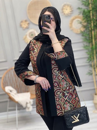 1198-کت سوزن دوزی شایلی