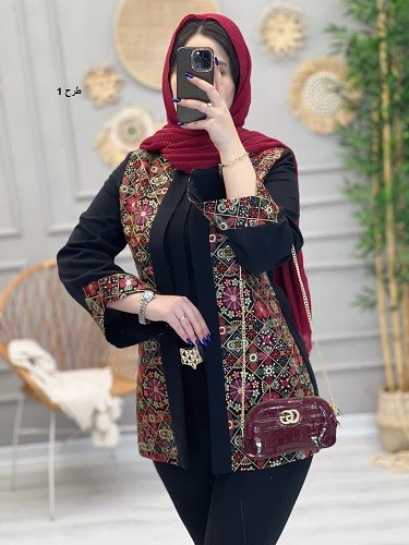 1198-کت سوزن دوزی شایلی