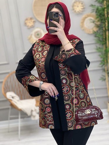 1198-کت سوزن دوزی شایلی