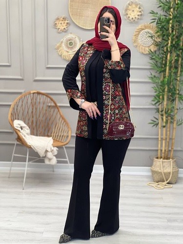 1198-کت سوزن دوزی شایلی