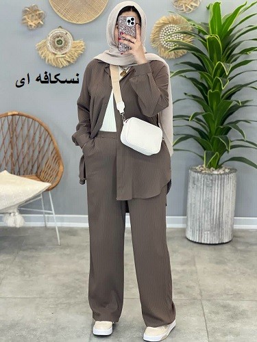 1264- ست شومیز و شلوار با قد 80