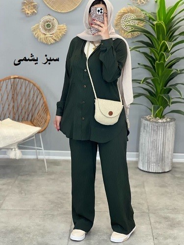 1264- ست شومیز و شلوار با قد 80