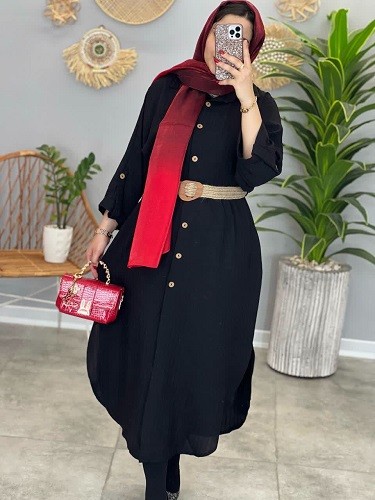 1265-مانتو مزونی نرمین