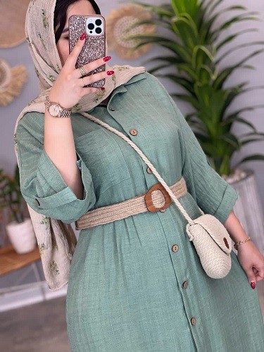 1265-مانتو مزونی نرمین