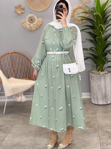 1267-پیراهن مزونی بابونه