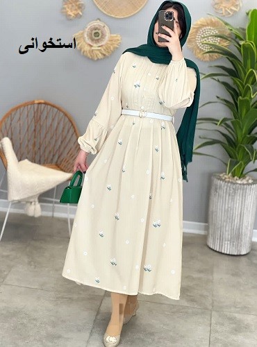 1267-پیراهن مزونی بابونه