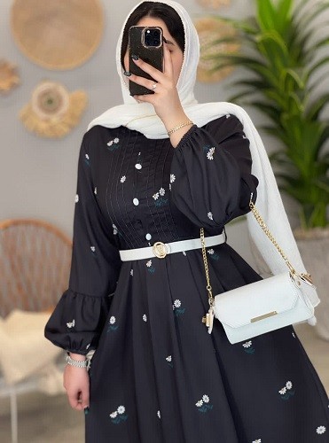 1267-پیراهن مزونی بابونه