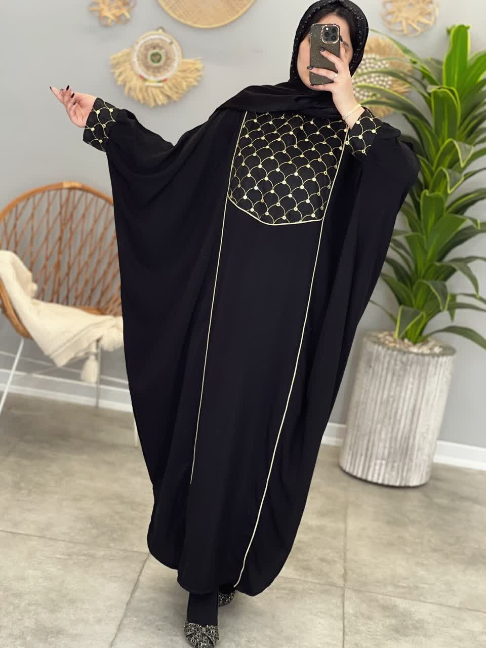 1274-عبایی مزونی پرنسا