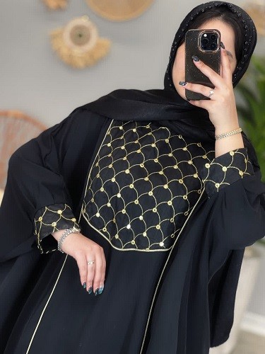 1274-عبایی مزونی پرنسا