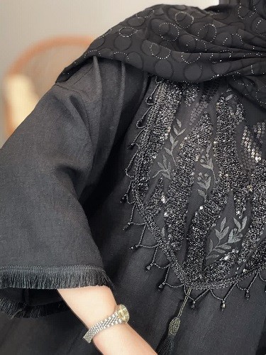 1275-مانتو مزونی تافته