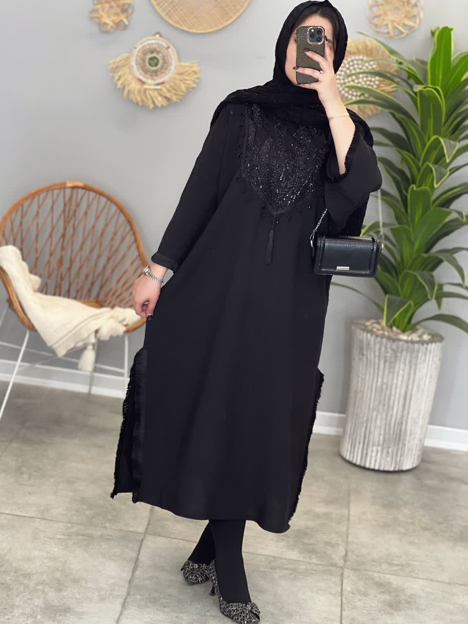 1275-مانتو مزونی تافته